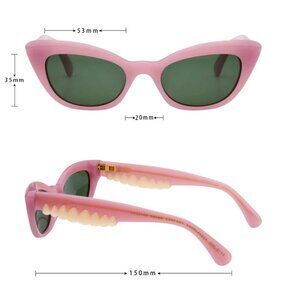 Fashion Brand Company Cat-eye Teeth Sunglasses